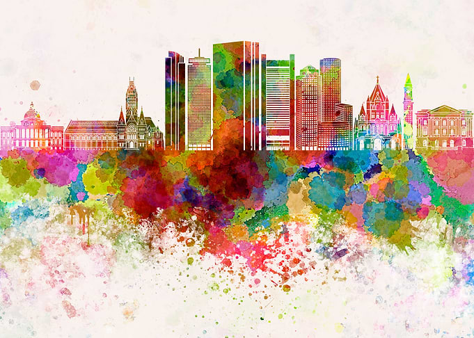 Boston V2 skyline