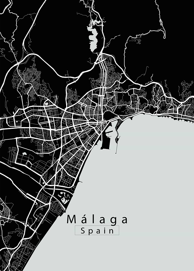 Malaga City Map