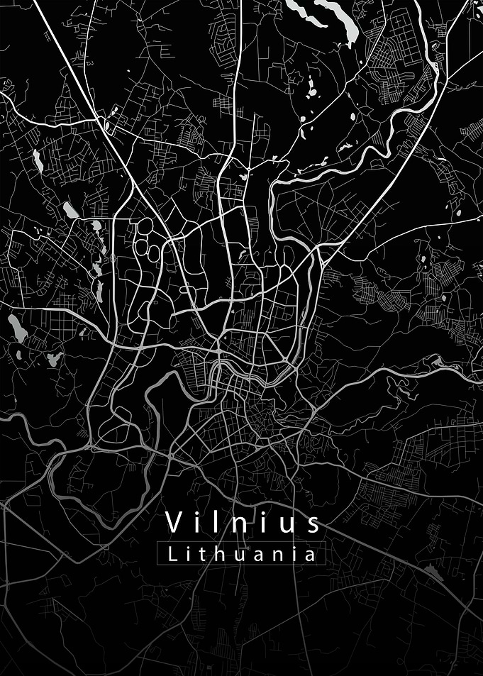 Vilnius City Map