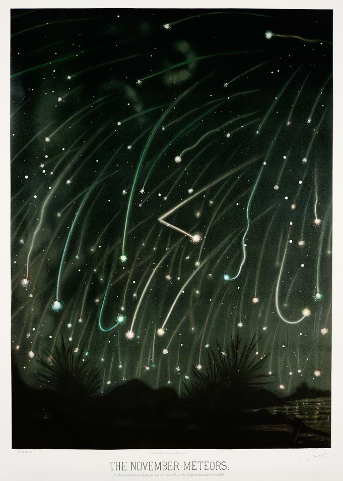 Trouvelot Meteors