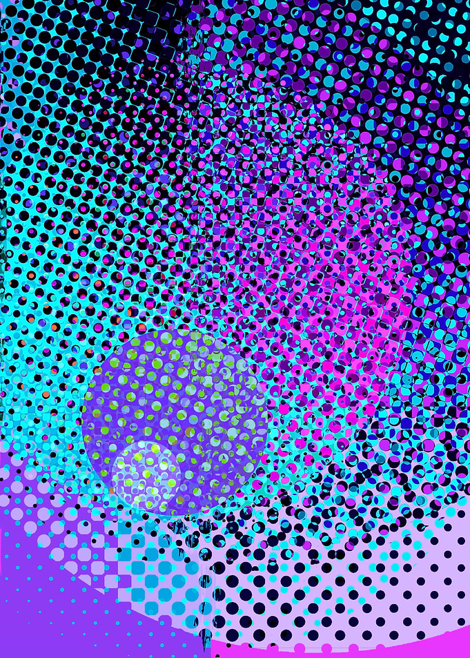 Spiral Nebula Blue Vision