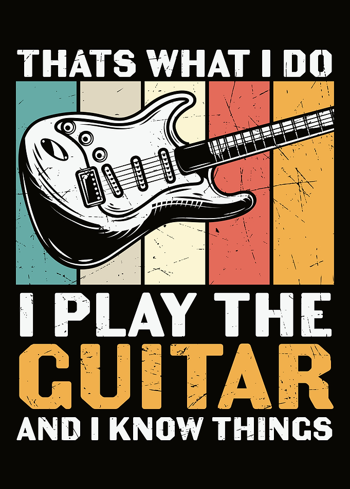 I play the guitar