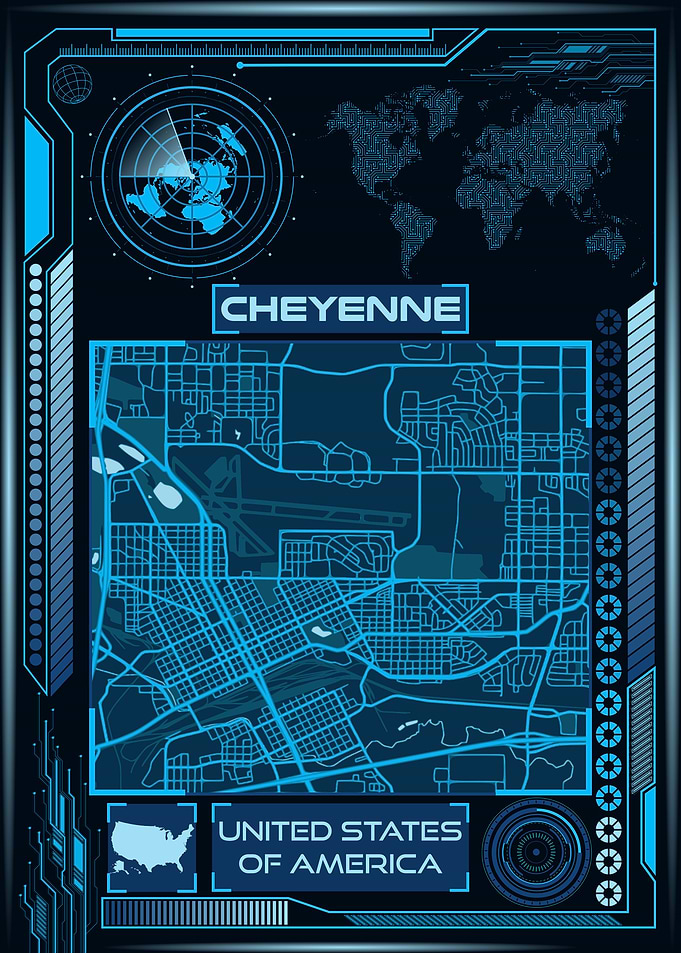 CHEYENNE MAP USA