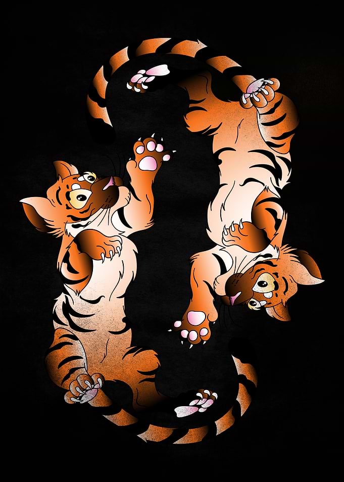tiger of good luck