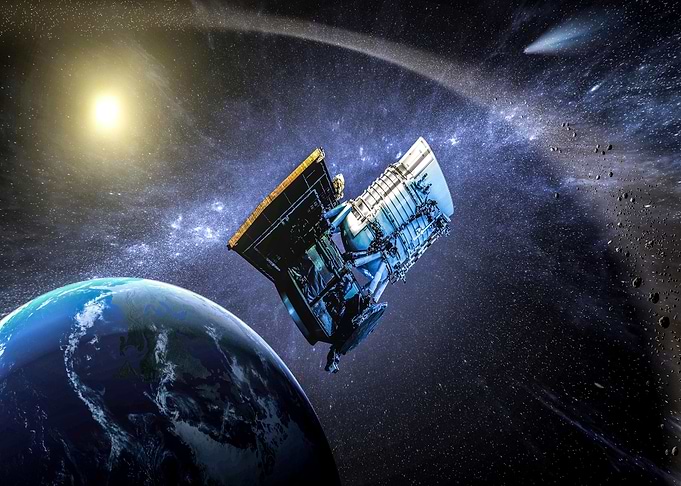 NASA Spacecraft In Orbit