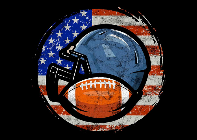 American Football Helmet