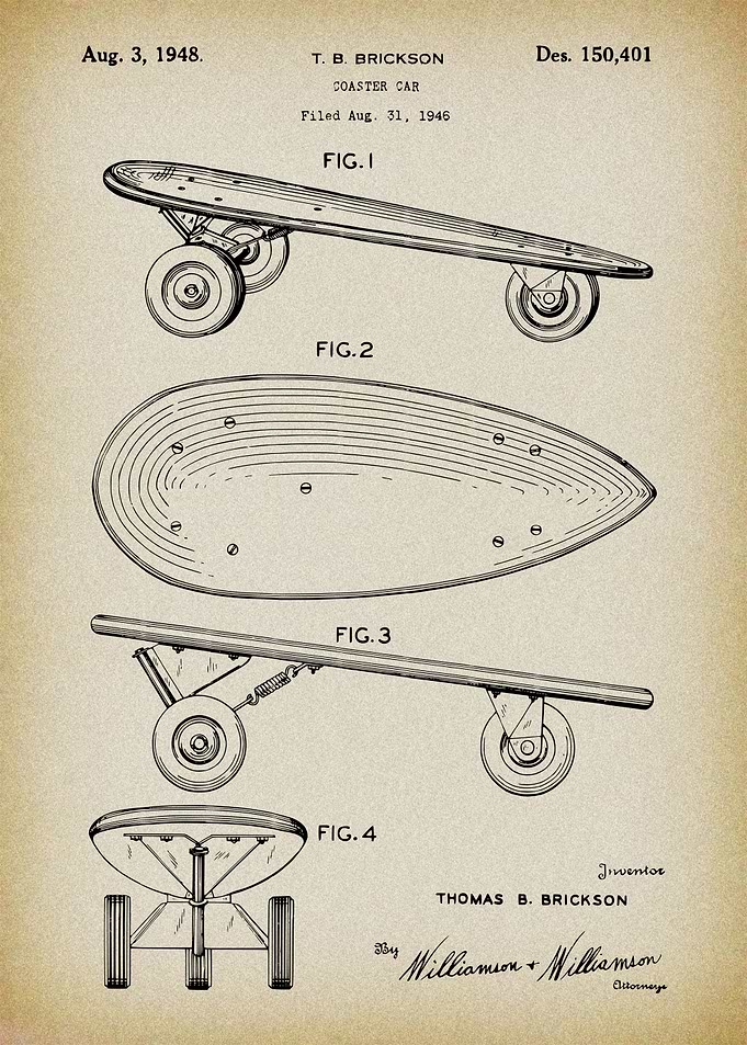 Skateboard Patent