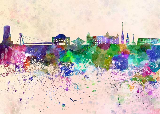 Bratislava skyline