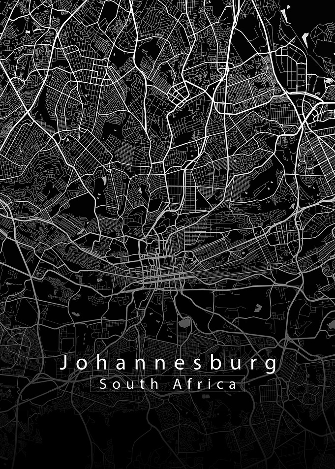 Johannesburg City Map