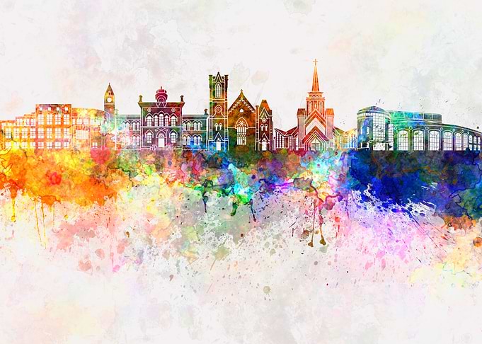 Brampton skyline