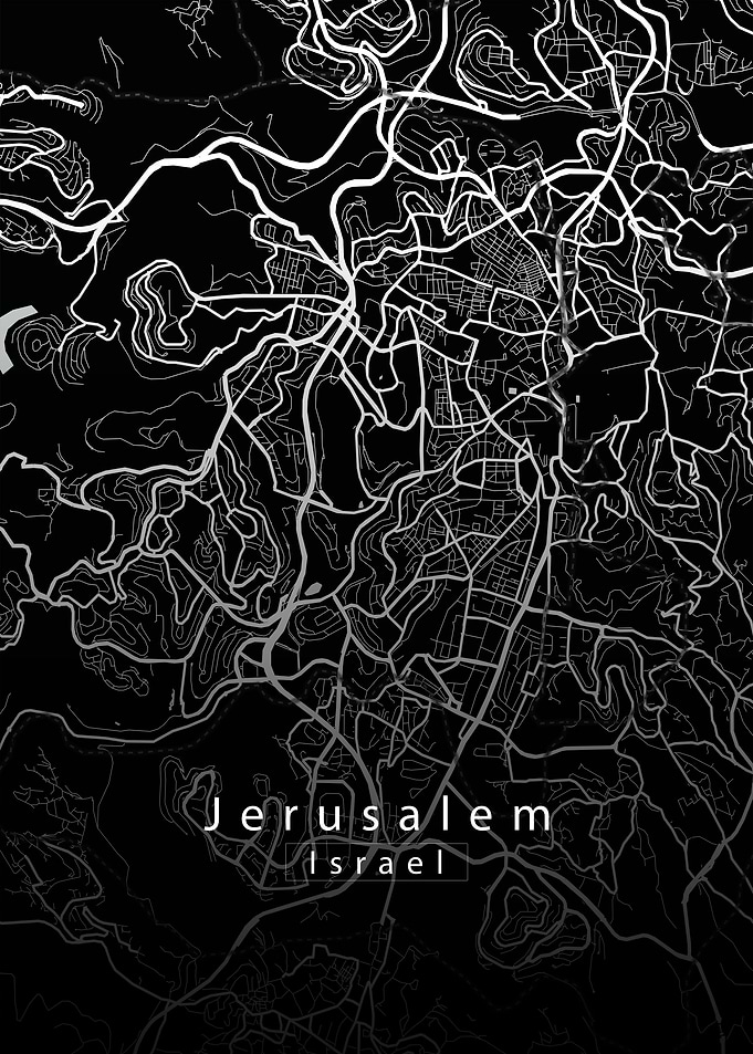 Jerusalem City Map