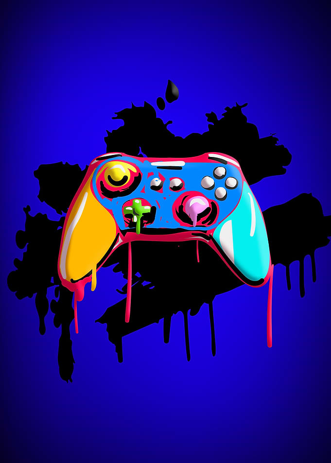 Melting Gaming joystick
