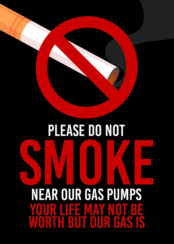 No Smoking Wall Sign Decor