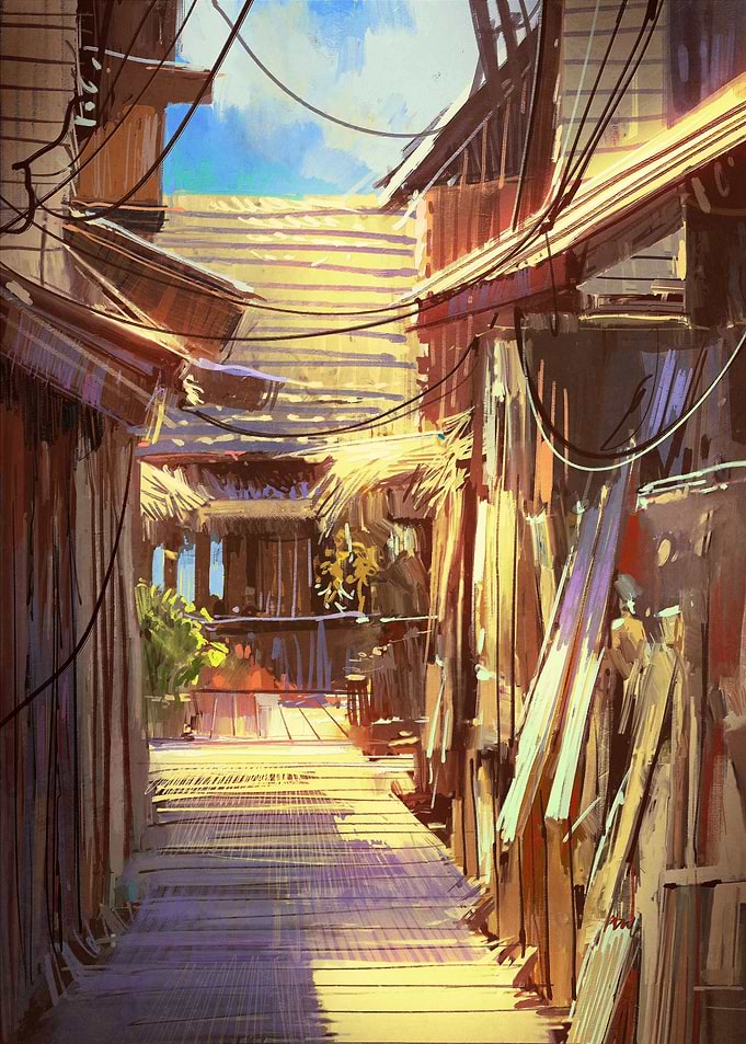 Old part of town