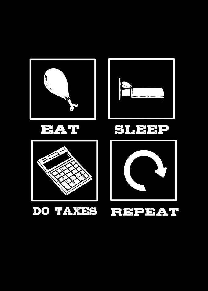 Eat Sleep Do Taxes Repeat