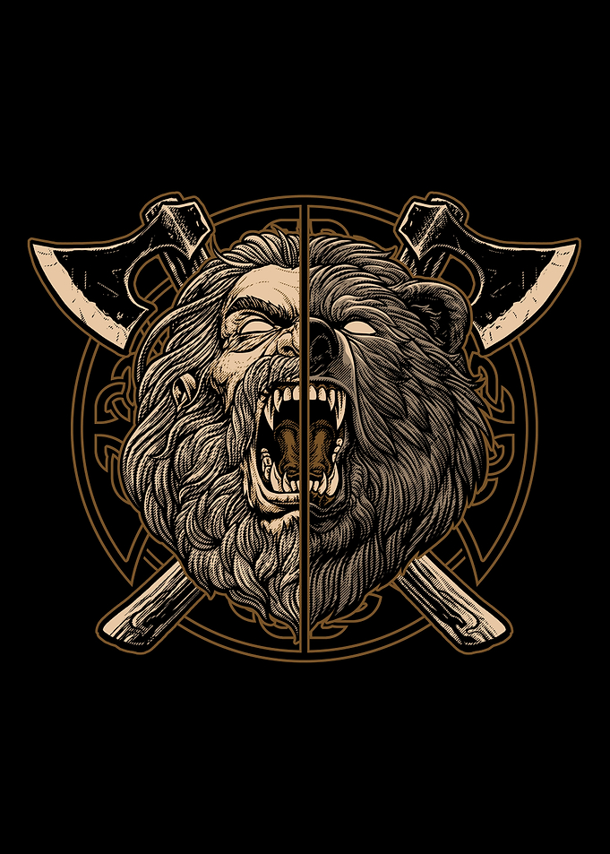 Nordic Viking Berserker