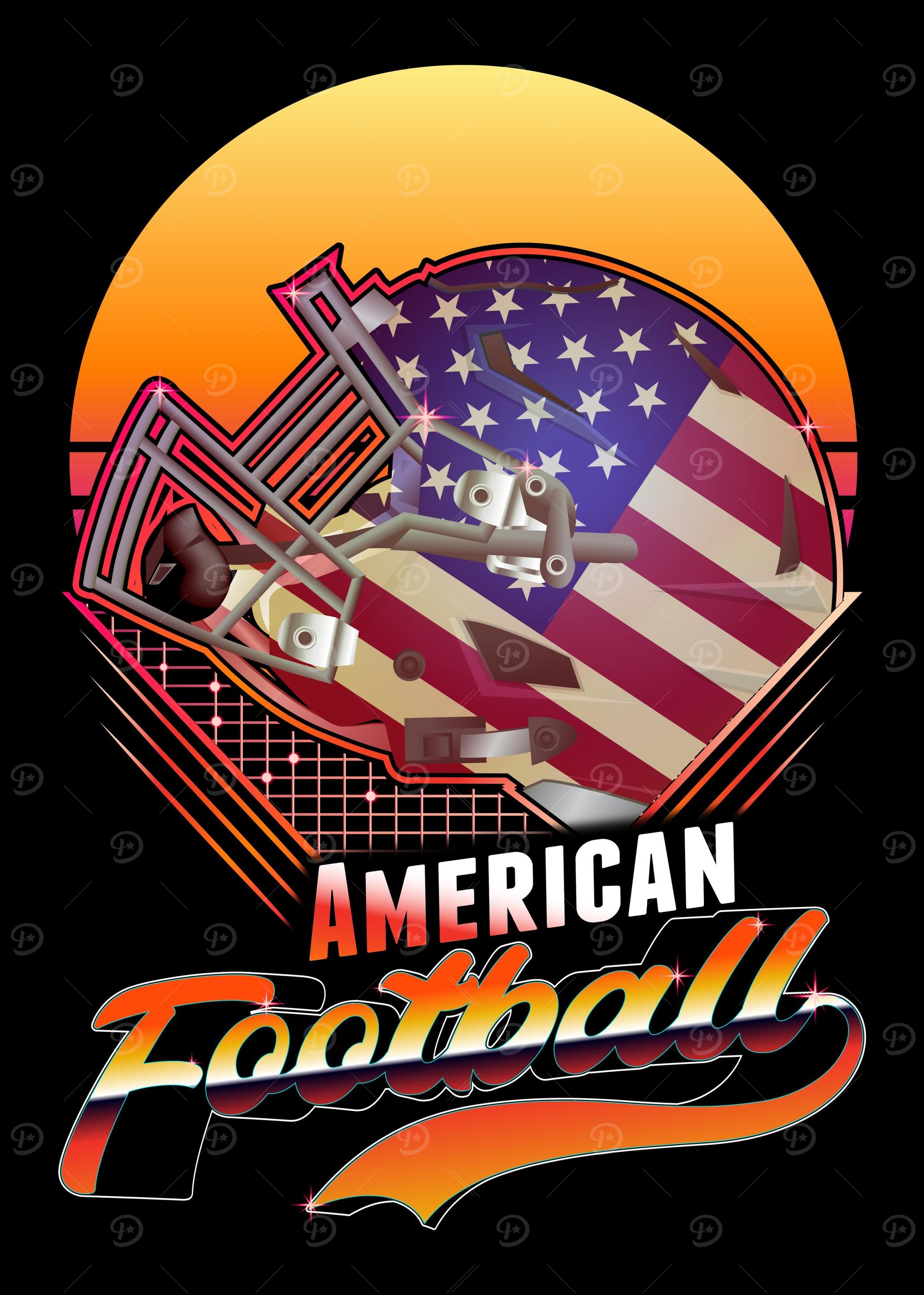 American Football 80s USA