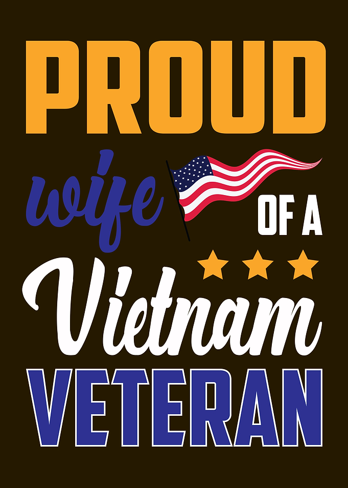 Proud wife of a vietnam