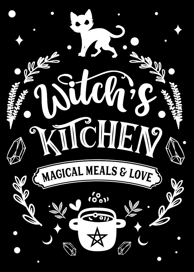 Witches Kitchen Retro Sign