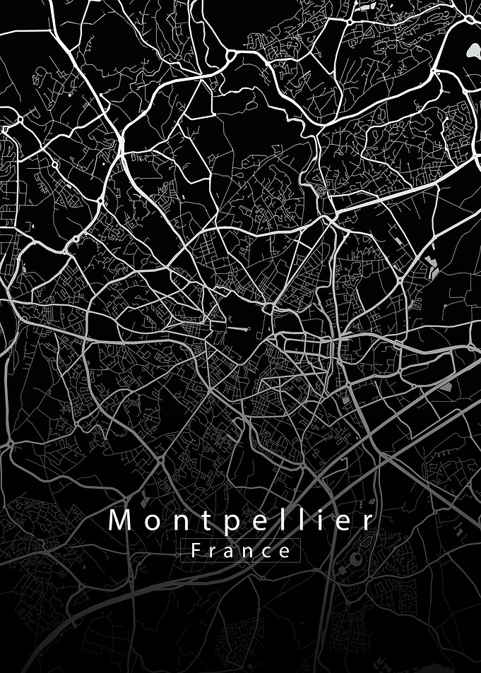 Montpellier City Map