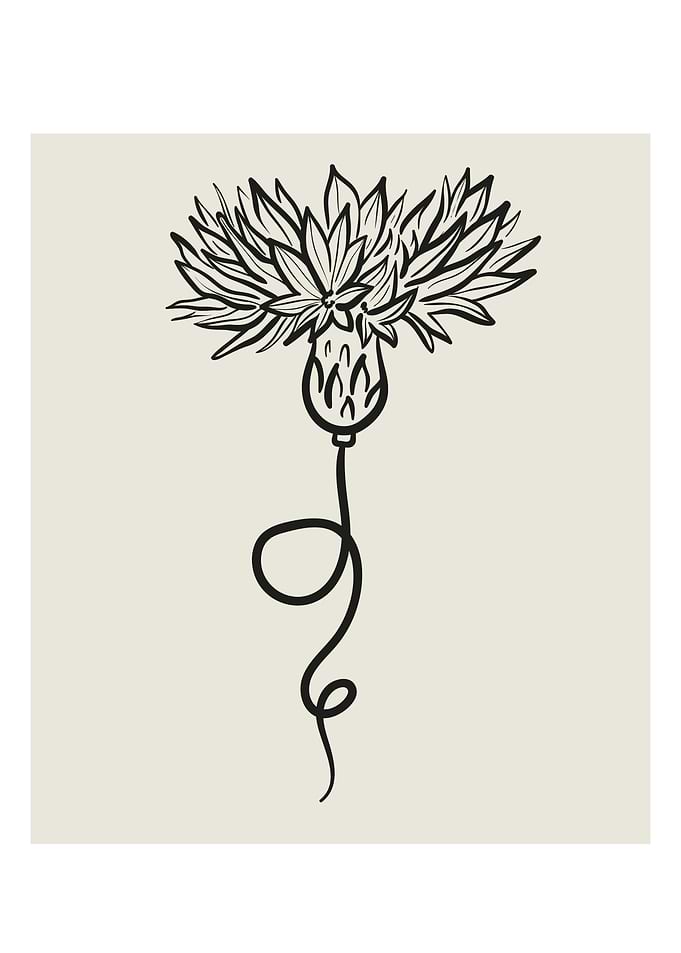 Botanical Spring flower
