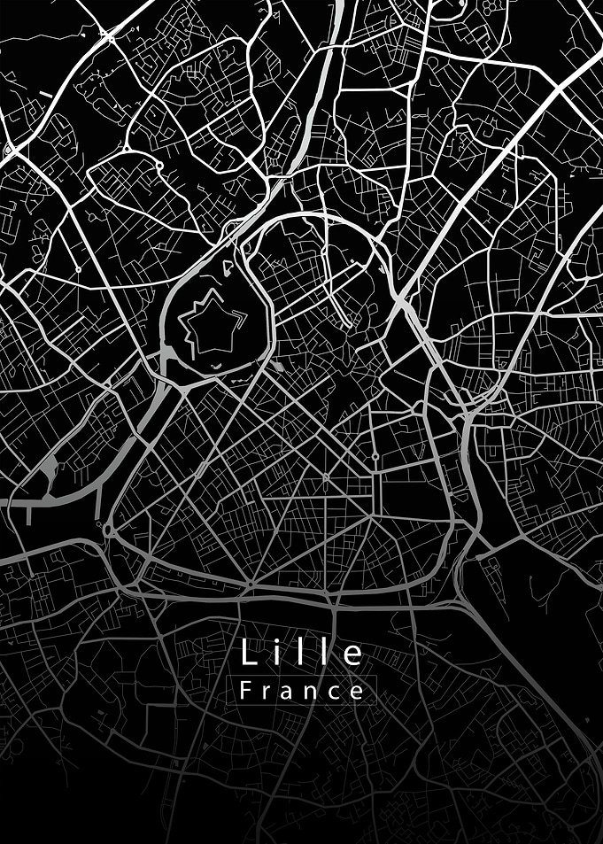 Lille City Map