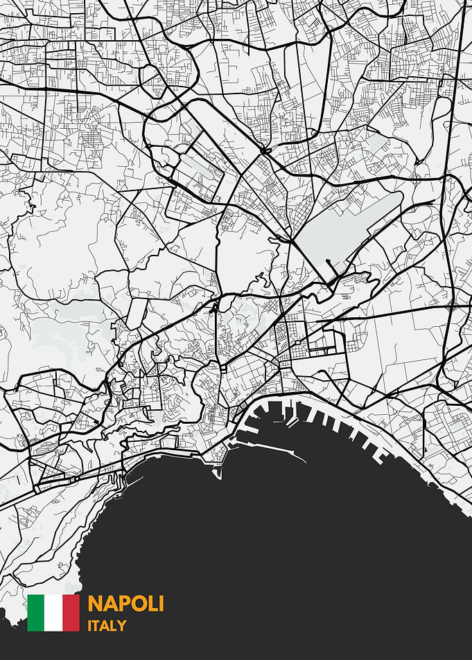 Napoli maps art