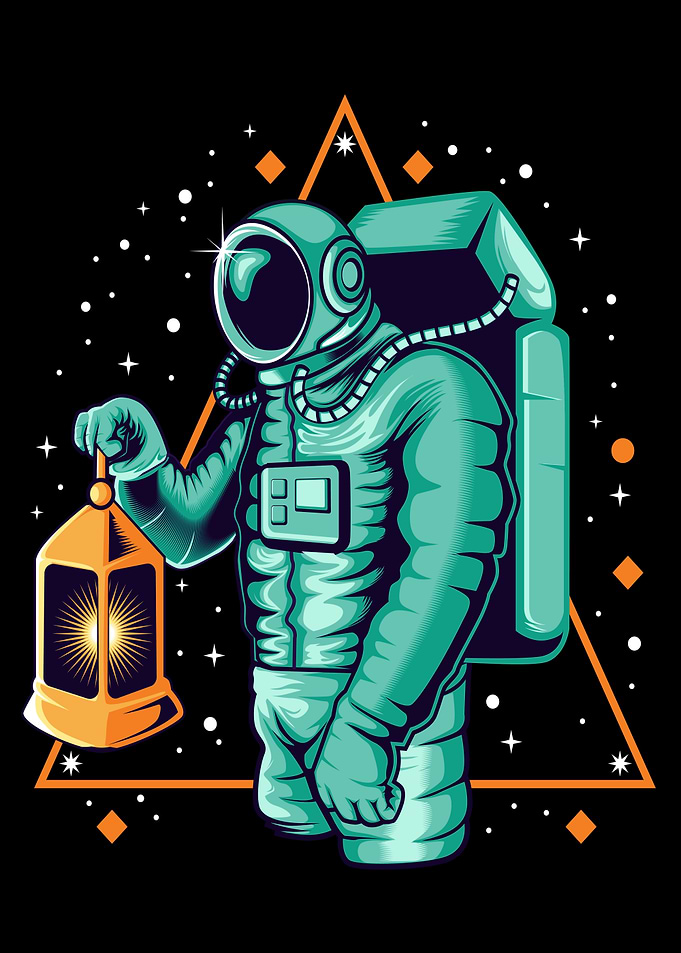 Astronaut Lantern