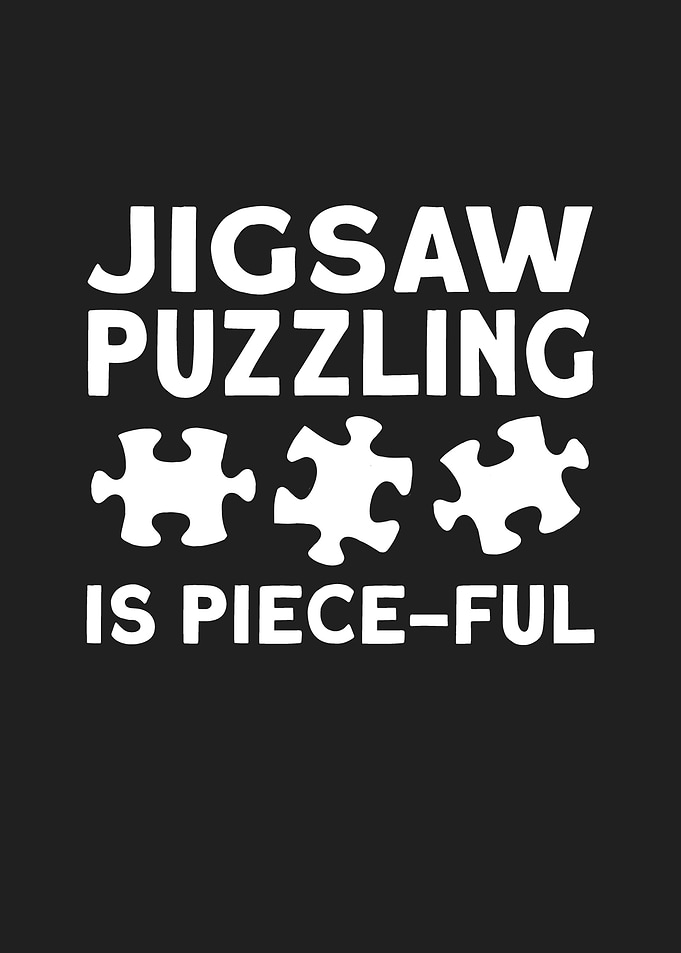 Jigsaw Puzzling Is Piece