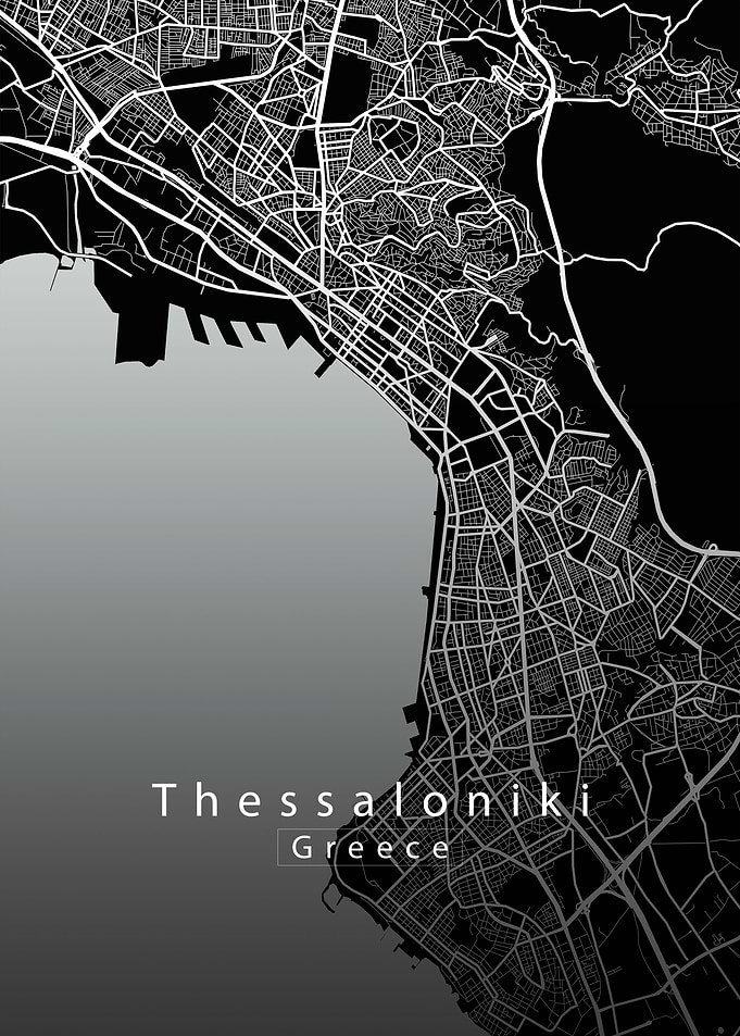 Thessaloniki City Map