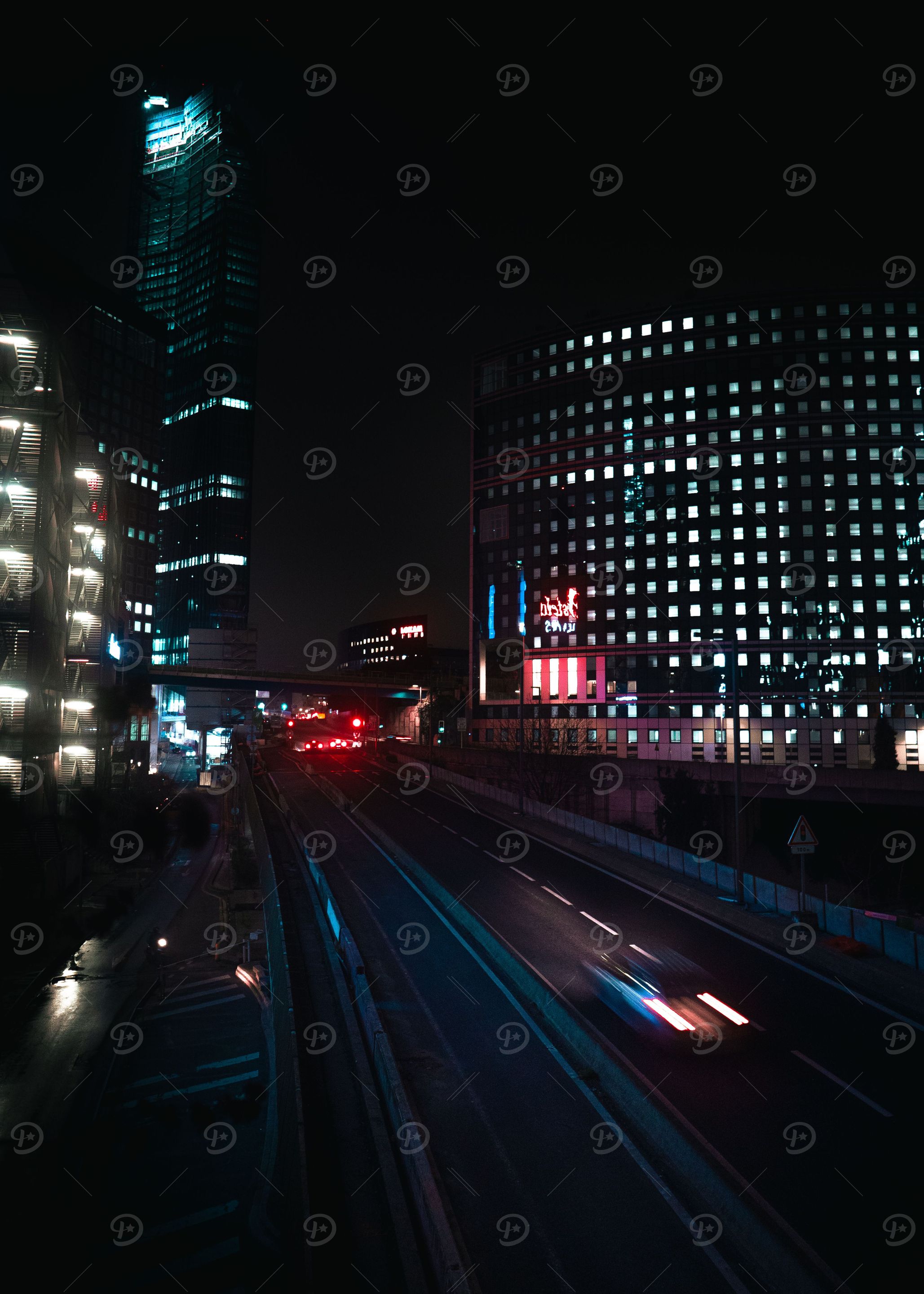 Night road