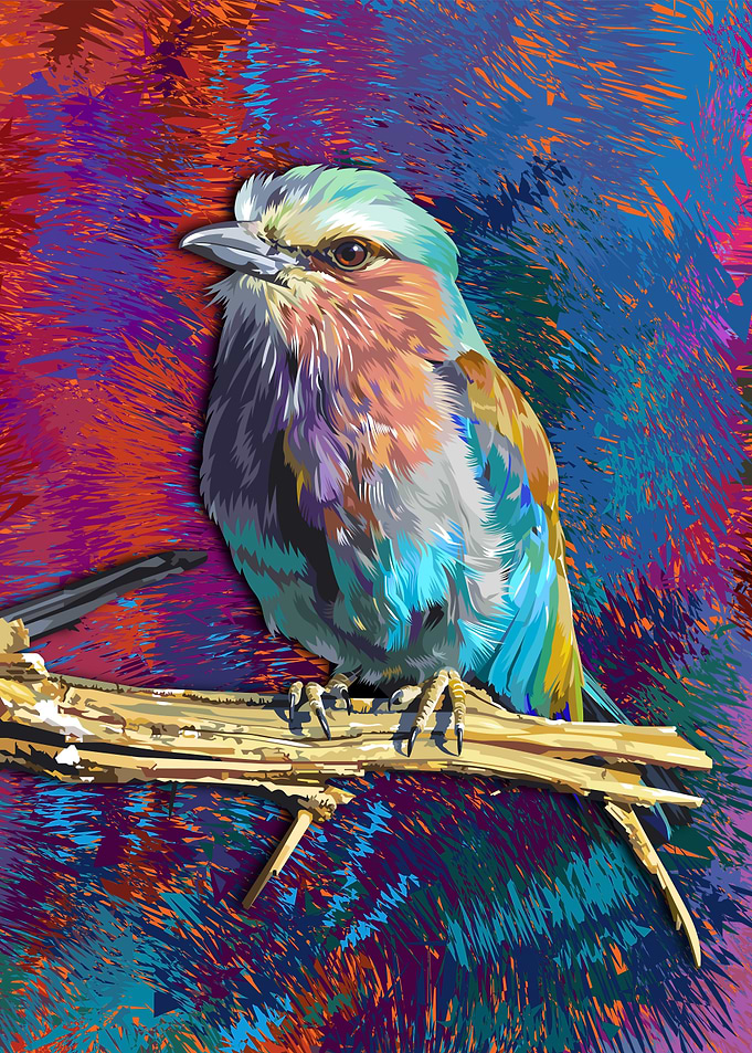 Bird on tree