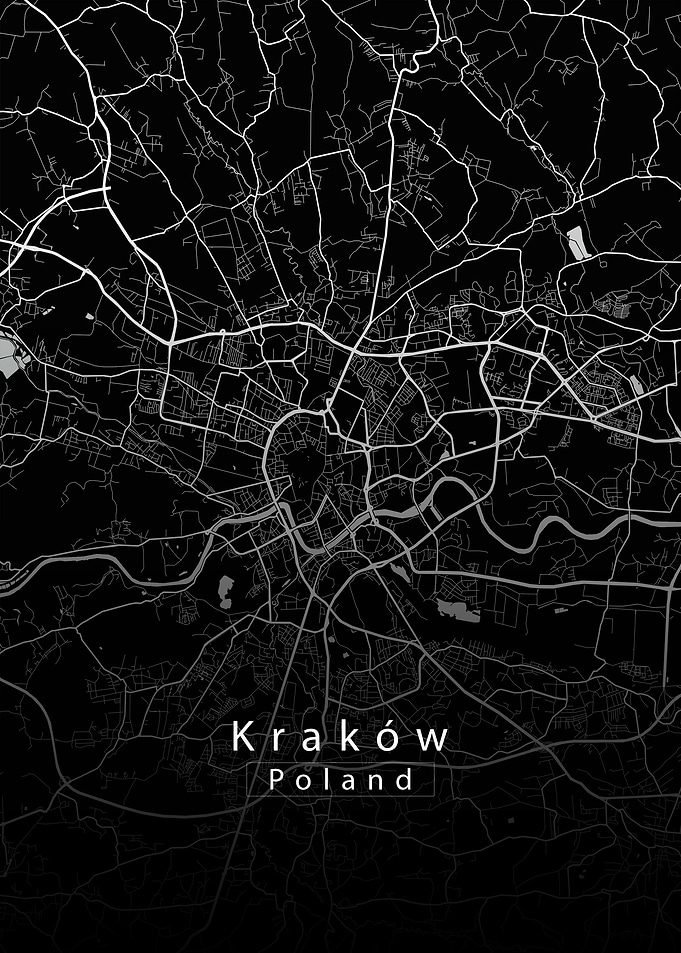 Krakow City Map
