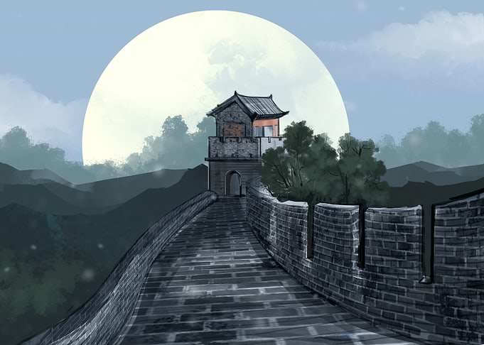Chinese great Wall China