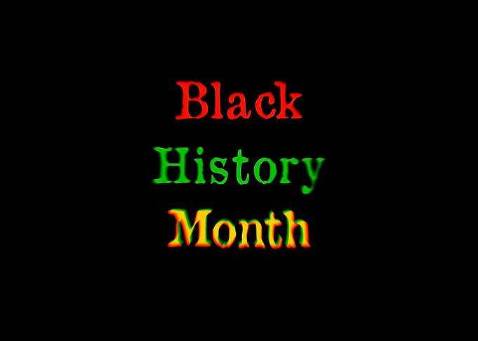 Black history month text d