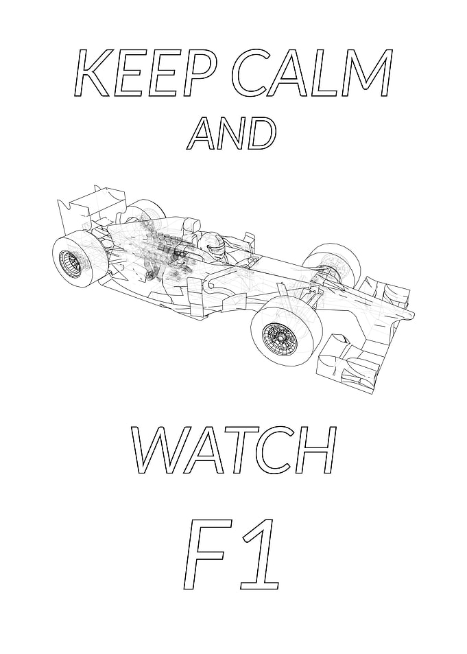 Keep Calm and Watch F1