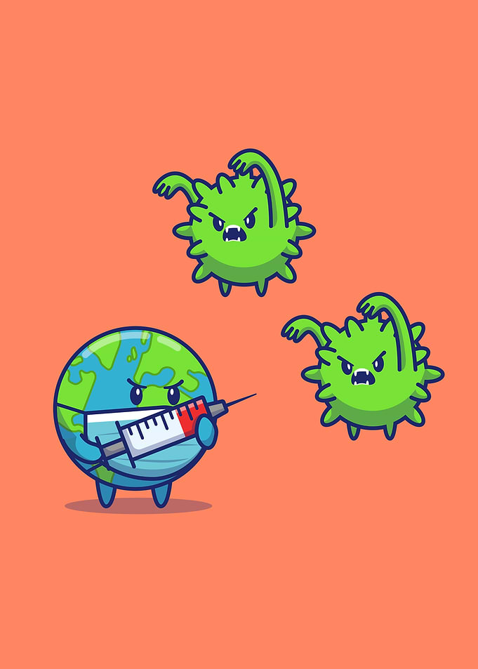 World Inject Corona Virus