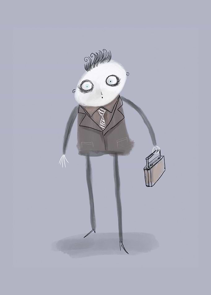 Cartoon businessman