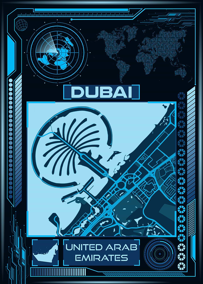 DUBAI MAP UAE