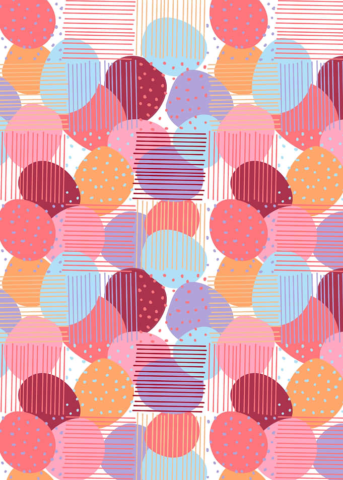 Abstract Patchwork Pattern
