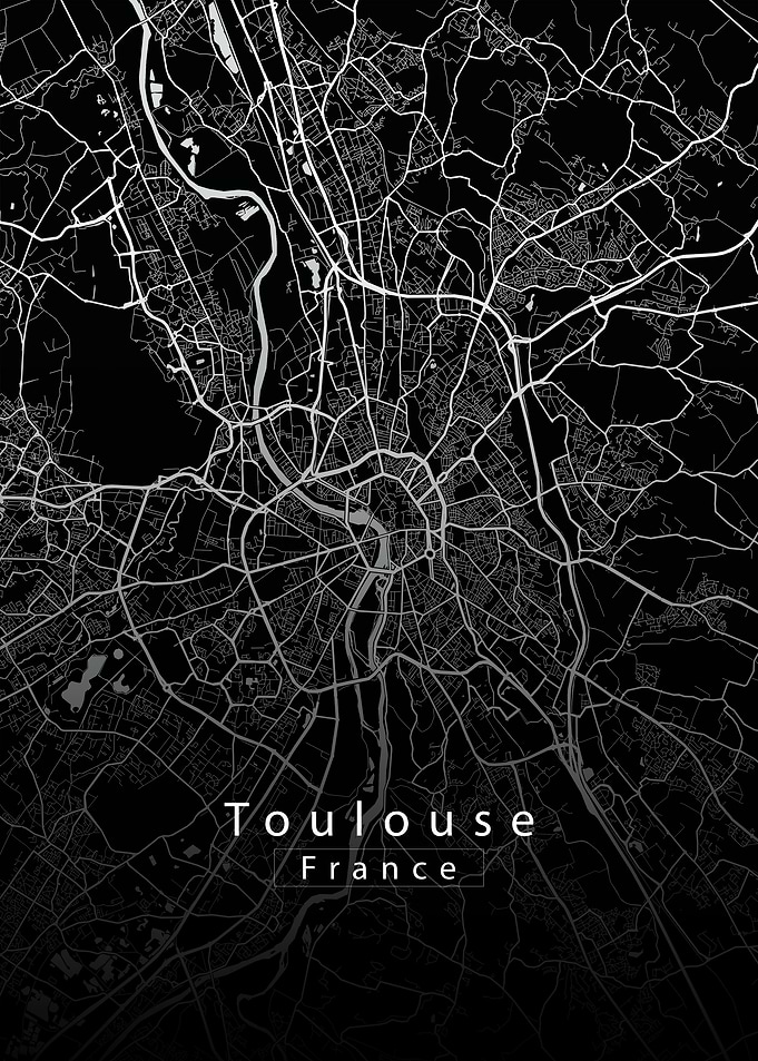Toulouse City Map