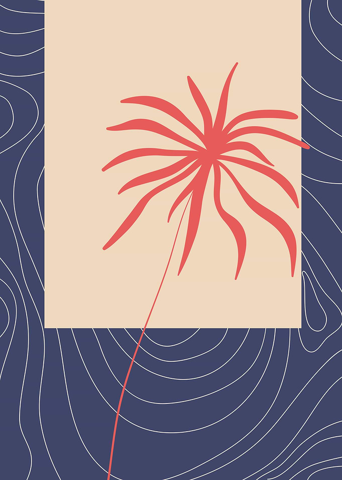 Botanical Tropical leaf