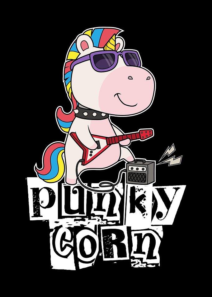 Punkycorn Punkrock Unicorn