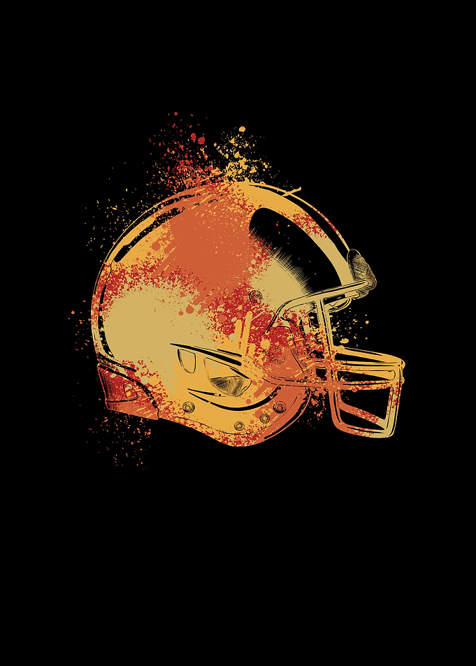American Football Colorful