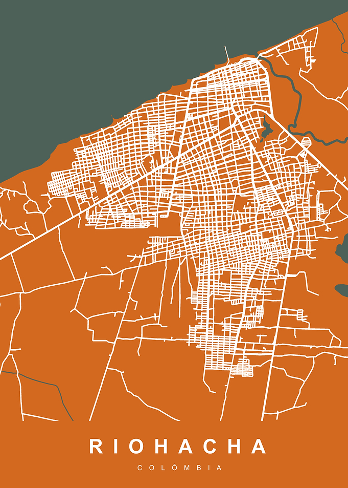 RIOHACHA Map COLOMBIA