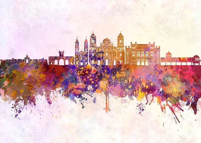 Cadiz skyline