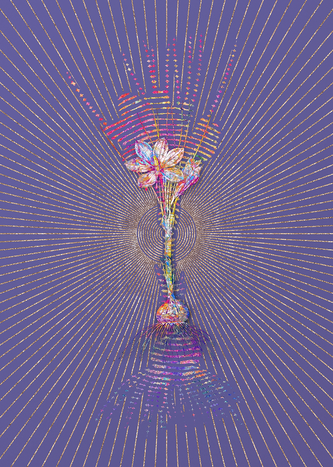 Crocus Sativus Mosaic
