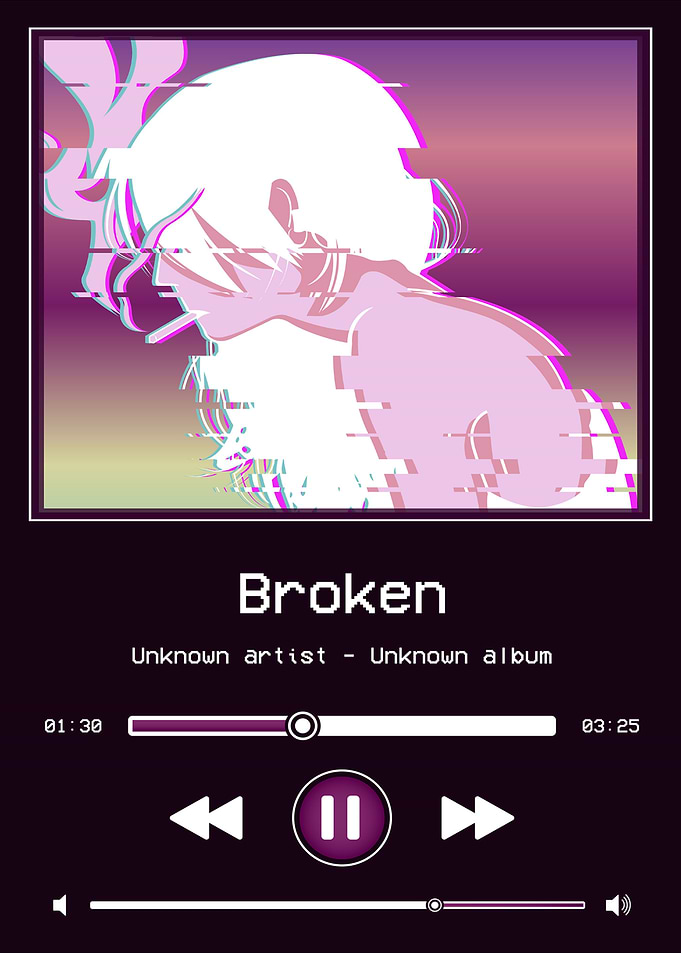 Vaporwave Anime Girl
