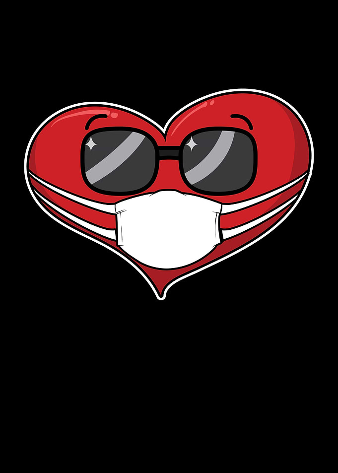 Heart in a Mask Pandemic