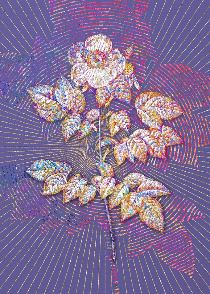 Blooming Rose Mosaic